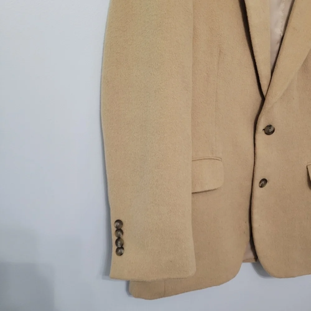 Jos. A Bank 100% Camel Hair Sports Coat Size‎ 40S Tan Office Church **Read**